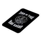 Hail Satan Pentagram Goat Halloween Magnet (Linke Seite)