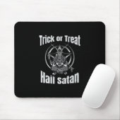 Hail Satan Pentagram Goat Halloween Mousepad (Mit Mouse)