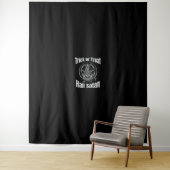 Hail Satan Pentagram Goat Halloween Wandteppich (Beispiel)