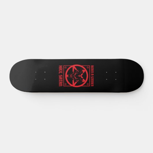 Hail Satan Skateboard (Horizontal)