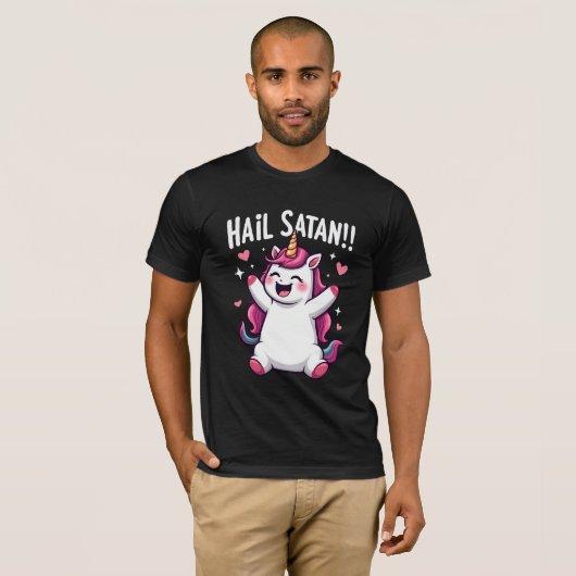 Hail Satan T-Shirt (Vorne ganz)