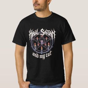 Hail Satan und meine Katze T-Shirt