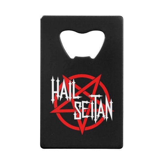 Hail Seitan Geldbeutel Flaschenöffner (Vorderseite)