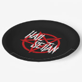 Hail Seitan Pappteller (Schrägansicht)