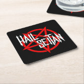 Hail Seitan Square Paper Untersetzer (angewinkelt)