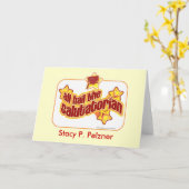 Hail the salutatorian karte (Gelbe Blume)