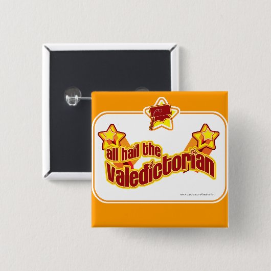 Hail the Valedictorian Button (Vorne & Hinten)