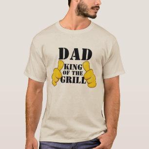 Hail to Grill King GRILLEN Lover Vater T-Shirt