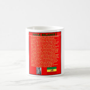Haile Selassie berühmte Kriegs-Rede zu UNO 1963 Kaffeetasse