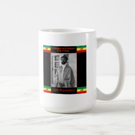 Haile Selassie der Löwe von Judah, Jah Rastafari Kaffeetasse