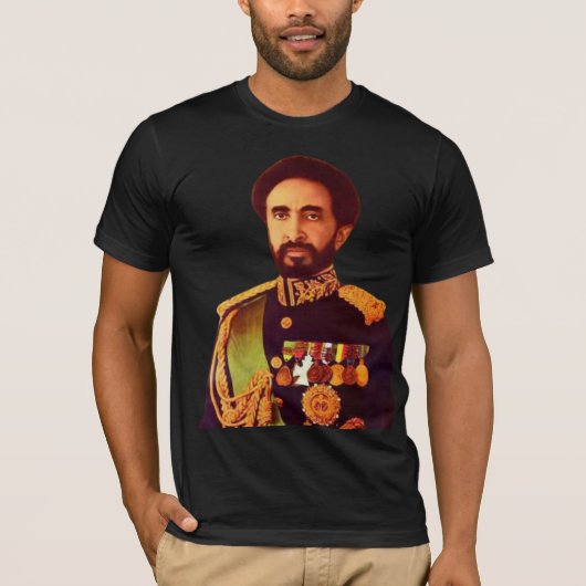 Haile Selassie Ehemaliger Kaiser des äthiopischen  T-Shirt (Vorderseite)
