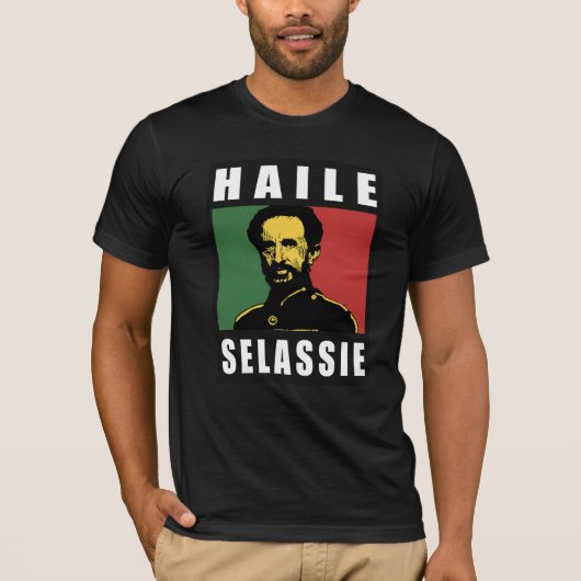 Haile Selassie Emperor - Reggae - Jah Army Shirt (Vorderseite)