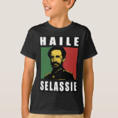 Haile Selassie Emperor - Reggae - Kids - Shirt (Vorderseite)