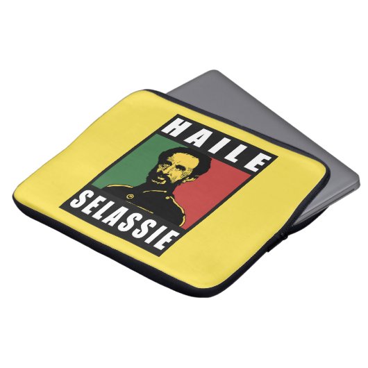 Haile Selassie Emperor - Reggae - Laptop iPad Case (Vorne Oben)