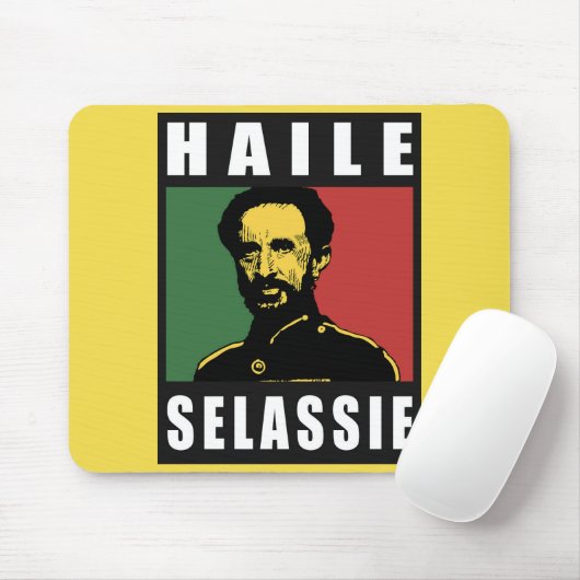 Haile Selassie Emperor - Reggae - Rasta Mousepad (Mit Mouse)