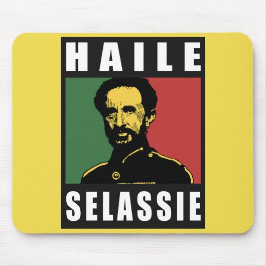 Haile Selassie Emperor - Reggae - Rasta Mousepad (Vorne)
