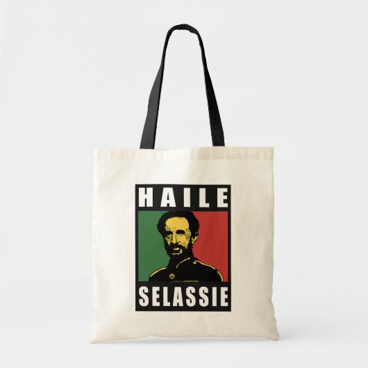 Haile Selassie Emperor - Reggae - Tote Bag Tragetasche (Vorne)