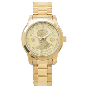 Haile Selassie Empior of Ethiopia Rastafari Watch Armbanduhr