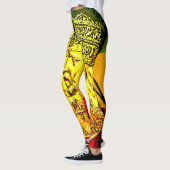 Haile Selassie Empress Menen Rasta Leggings (Links)