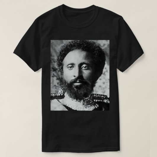 Haile Selassie Ethiopia T - Shirt (Design vorne)
