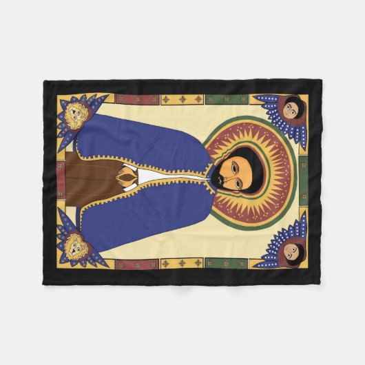 Haile Selassie Fleece-Decke Fleecedecke (Vorderseite (Horizontal))