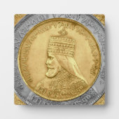 Haile Selassie HIM Jah Rastafari Aufsteller Fotoplatte (Vorderseite)