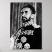 Haile Selassie HIM Jah Rastafari Rasta Reggae Root Poster (Vorne)
