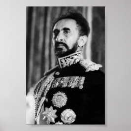 Haile Selassie HIM Jah Rastafari Rasta Reggae Root Poster