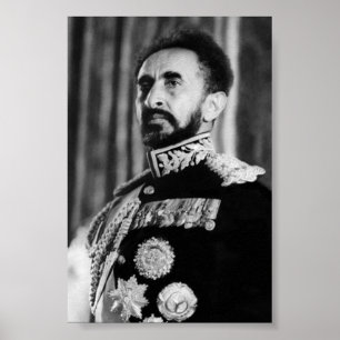 Haile Selassie HIM Jah Rastafari Rasta Reggae Wurz Poster