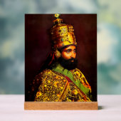 Haile Selassie - HIM - Rastafari - Postcard Acrylschild (Neutral)