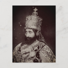 Haile Selassie - HIM - Rastafari - Postcard Postkarte