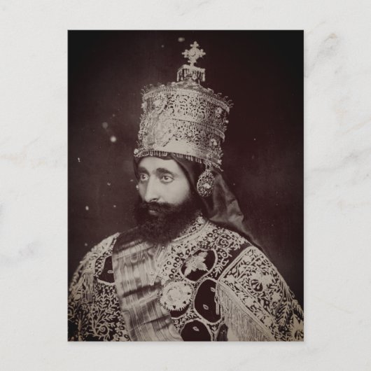 Haile Selassie - HIM - Rastafari - Postcard Postkarte (Vorderseite)