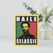 Haile Selassie - HIM - Rastafari - Postcard Postkarte (Stehend Vorderseite)