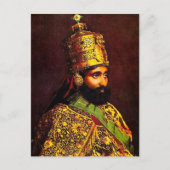 Haile Selassie - HIM - Rastafari - Postcard Postkarte (Vorderseite)