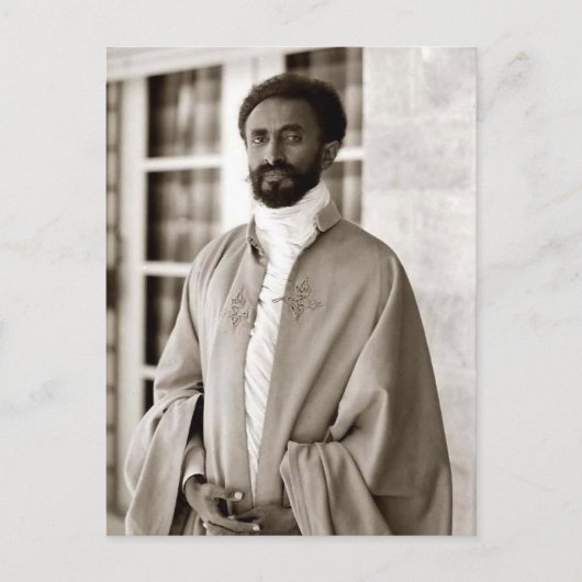 Haile Selassie - HIM - Rastafari - Postcard Postkarte (Vorderseite)