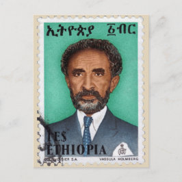 Haile Selassie - HIM - Rastafari - Postcard Postkarte
