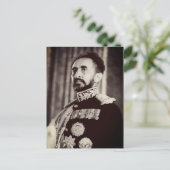 Haile Selassie - HIM - Rastafari - Postcard Postkarte (Stehend Vorderseite)