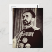 Haile Selassie - HIM - Rastafari - Postcard Postkarte (Vorne/Hinten)