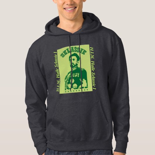 Haile Selassie I H.I.M. Hoodie (Vorderseite)