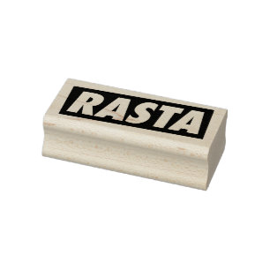 Haile Selassie I Jah Rastafari Holzstempel Gummistempel