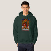 Haile Selassie I Jah Rastafari Rasta Reggae Hoodie (Vorne ganz)