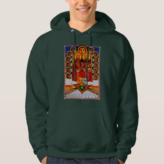 Haile Selassie I Jah Rastafari Rasta Reggae Hoodie (Vorderseite)