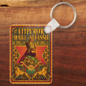Haile Selassie I Jah Rastafari Rasta Reggae Roots  Schlüsselanhänger (Rückseite)