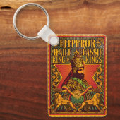 Haile Selassie I Jah Rastafari Rasta Reggae Roots  Schlüsselanhänger (Vorderseite)