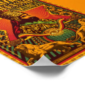 Haile Selassie I Poster Jah Rastafari Rasta Poster (Ecke)