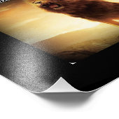 Haile Selassie I Quotes; Rastafari Lion of Judah Fotodruck (Ecke)