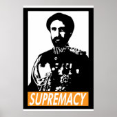 Haile Selassie I SUPREMACY Poster (Vorne)