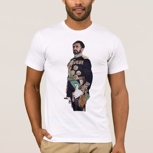 Haile Selassie in Full Dress T - Shirt (Vorderseite)