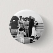 Haile Selassie - Jah - Messiah - Rastafari Button (Vorderseite)