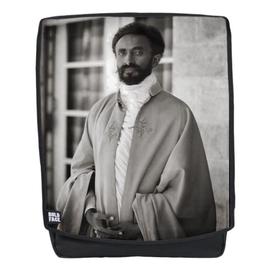 Haile Selassie - Jah Rastafari - Emperor Rucksack (Vorderseite)
